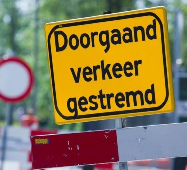 wegwerkzaamheden N348 tussen Zutphen en Dieren